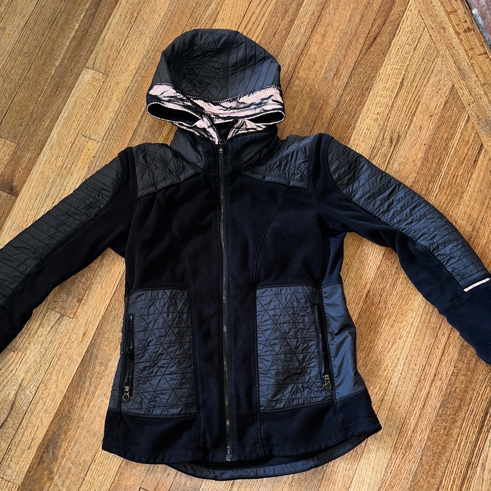 lululemon athletica Black Quilted Jacket